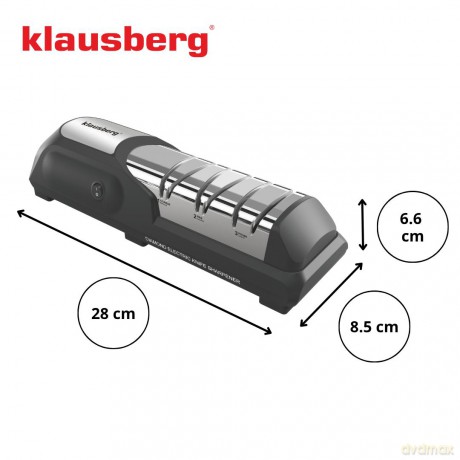 Elektryczna diamentowa ostrzałka do noży, precyzyjne ostrzenie i polerowanie noży kuchennych, klausberg, kb-7945
