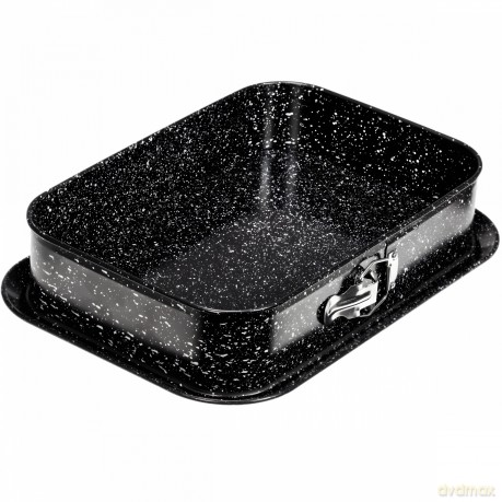 Forma do pieczenia tortownica blacha prostokątna non-stick stal nierdzewna