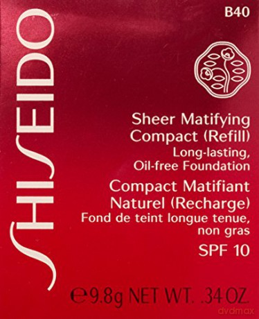 Shiseido Sheer Matifying Compact B40 - Natural Fair Beige - Spf 10 [KOSMETYKI]