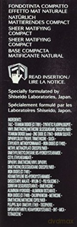 Shiseido Sheer Matifying Compact B40 - Natural Fair Beige - Spf 10 [KOSMETYKI]