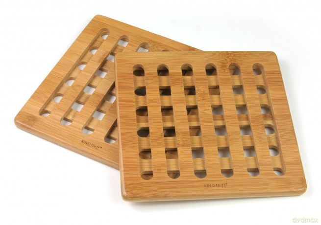 Podkładka, bambus zestaw 2 elementy, 20x20x1,2cm kinghoff