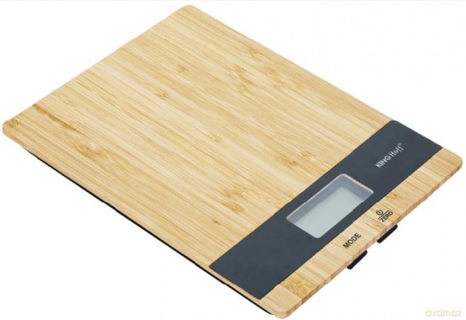 Waga kuchenna, bambusowa, 5kg kinghoff