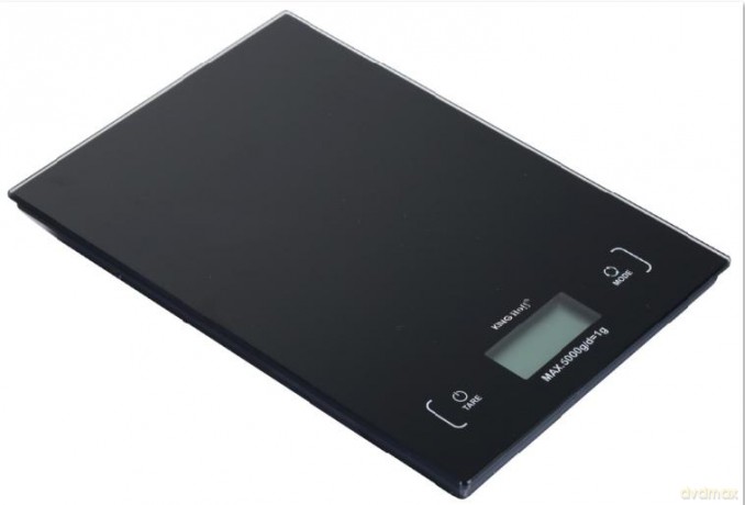Waga kuchenna, czarna, 5kg kinghoff