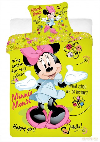 Komplet pościeli Minnie green