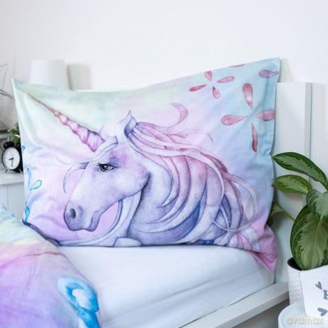 Komplet pościeli Unicorn Pastel Rainbow