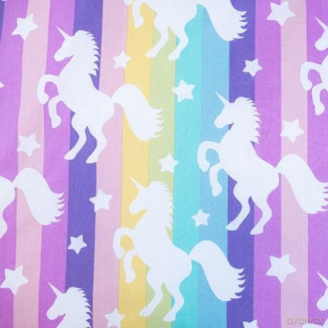 Komplet pościeli Unicorn Pastel Rainbow