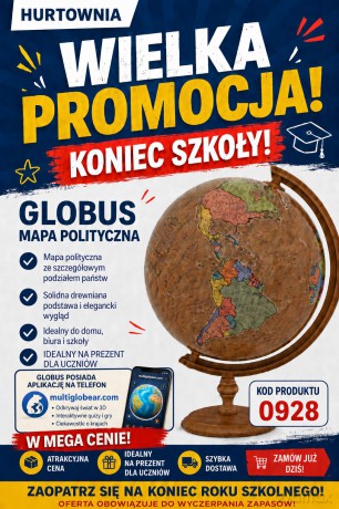 Globus 320 Retro + aplikacja Multi Globe AR
