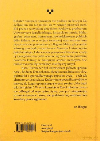 Karol Estreicher - Tomasz Siewierski, Artur Wójcik [KSIĄŻKA]
