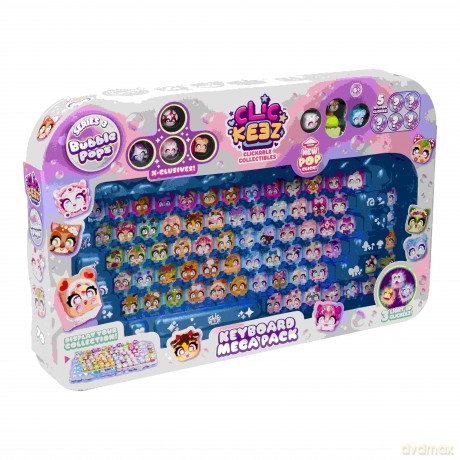 Klawiatura do kolekcjonowania Keyboard Mega Pack Clickeez Bubble Pops seria 3 [FIGURKA]