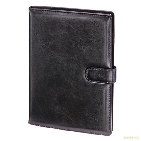 Notes A5 Premium kratka Genua czarny wymienny wkład NP-25GNZ/CZA/180K/Z