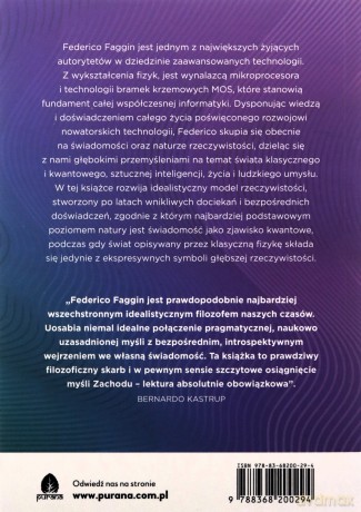 Świadomość jako podstawa istnienia. Życie, komputery i natura człowieka - Federico Faggin [KSIĄŻKA]