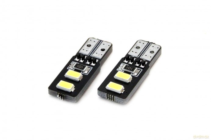 01630 Led Canbus 4SMD 5730 T10 (W5W) White 2 sztuki