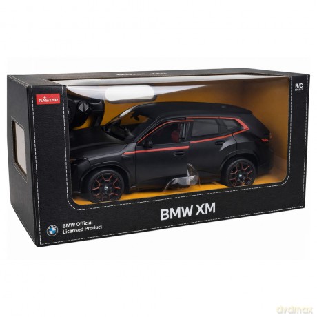 Auto BMW XM Samochód Zdalnie Sterowany RC Rastar Czarne 1:14