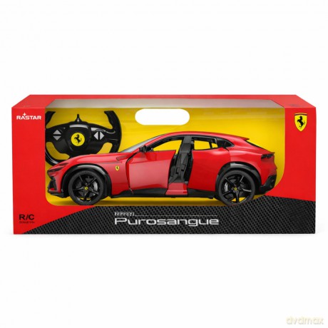 Auto Ferrari Purosangue Samochód Zdalnie Sterowany RC Rastar Czerwone 1:14