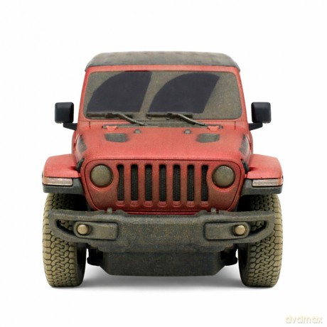 Auto JEEP Wrangler Rubicon-Muddy Zdalnie Sterowane RC Czerwone Rastar 1:24