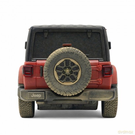 Auto JEEP Wrangler Rubicon-Muddy Zdalnie Sterowane RC Czerwone Rastar 1:24