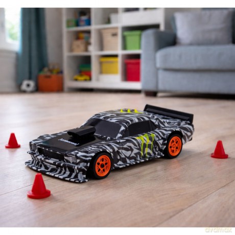 Auto Sportowe Do Driftu Zdalnie Sterowane RC Czarne Pachołki 15 km/h 1:43