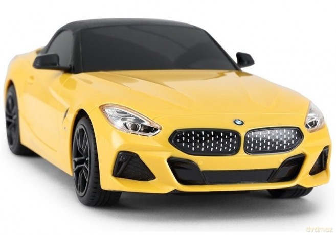 Auto Zdalnie Sterowane R/C BMW Z4 Roadster Rastar 1:18 Żółte