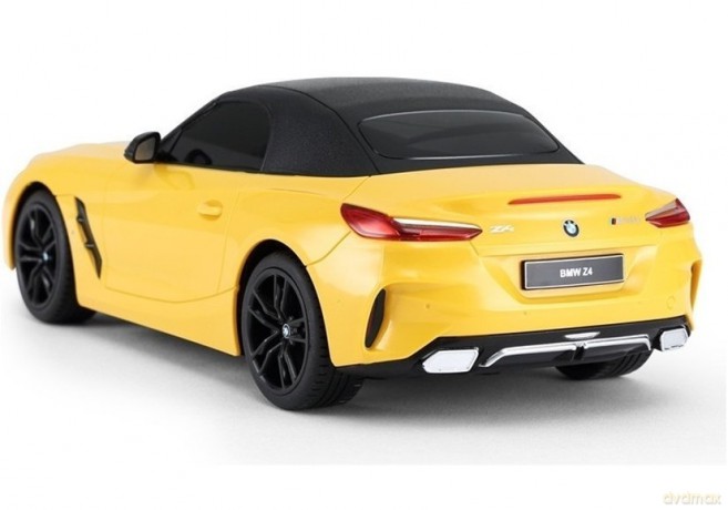 Auto Zdalnie Sterowane R/C BMW Z4 Roadster Rastar 1:18 Żółte