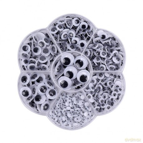 DA502 Samoprzylepne ruchome oczka 500szt