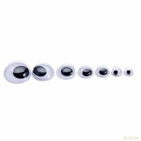 DA502 Samoprzylepne ruchome oczka 500szt