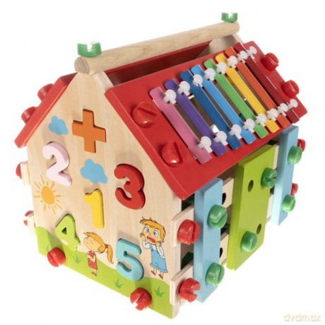 Domek edukacyjny drewniany Kruzzel 22564