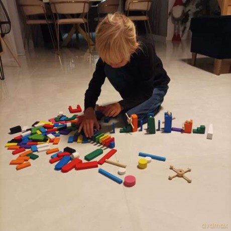Domino drewniane 360 el Kruzzel 22914