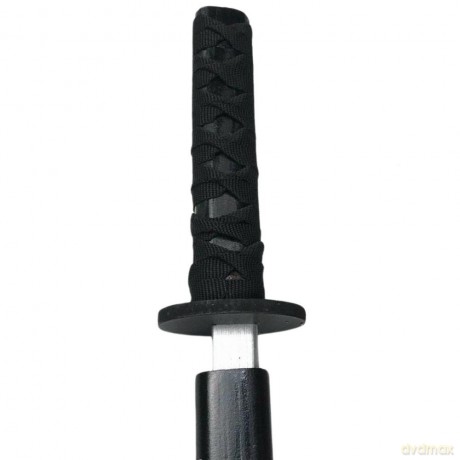 Drewniana Katana Miecz Do Zabawy Treningu Rekwizyt Czarny 70cm