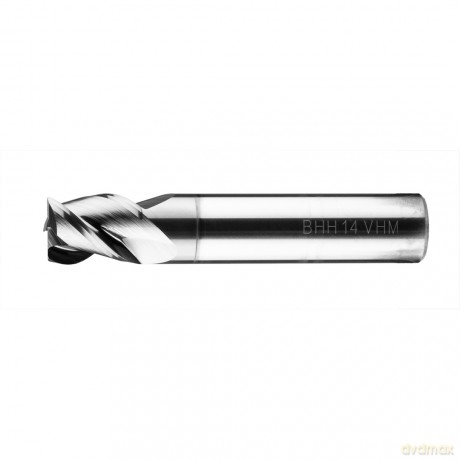 Frez węglikowy Baildon DIN 6527 K FWP3A 14 mm, VHM TiAlN, Z3, 75-14 mm