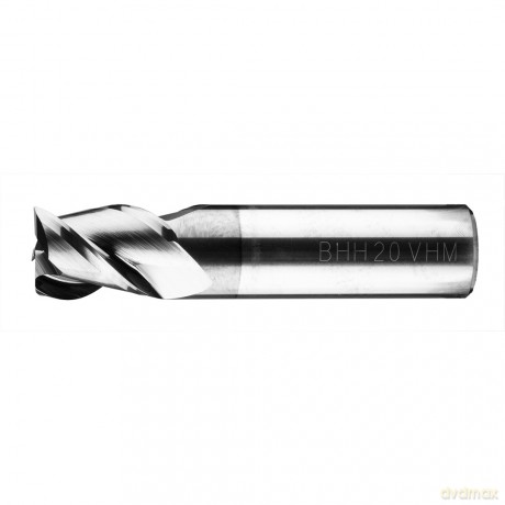 Frez węglikowy Baildon DIN 6527 K FWP3A 20 mm, VHM TiAlN, Z3, 92-20 mm