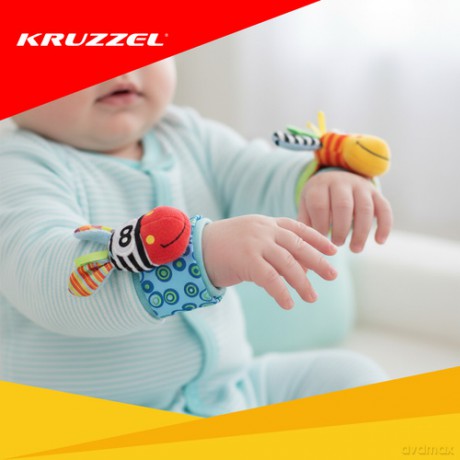 Grzechotki dla dzieci - zestaw 4szt. Kruzzel 25068
