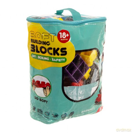 Klocki gumowe - sensoryczne 80el. 26575