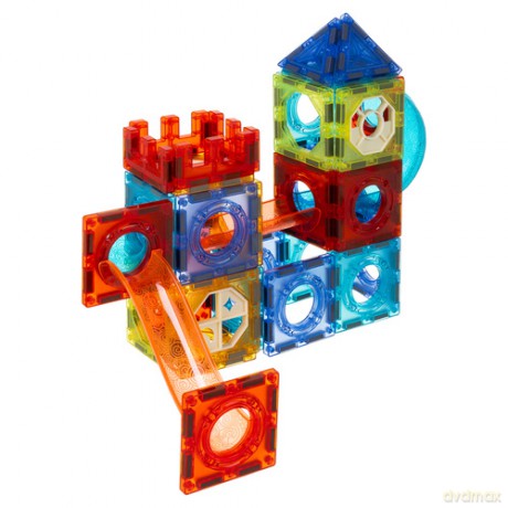 Klocki magnetyczne - tor kulkowy 110el. 25766