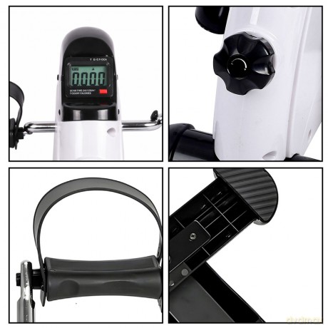 Mini Rowerek Treningowy Rower Rehabilitacyjny Trenażer Na Ręce I Nogi LCD