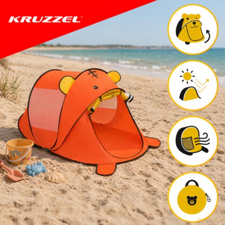 Namiot plażowy dla dzieci - niedźwiadek Kruzzel