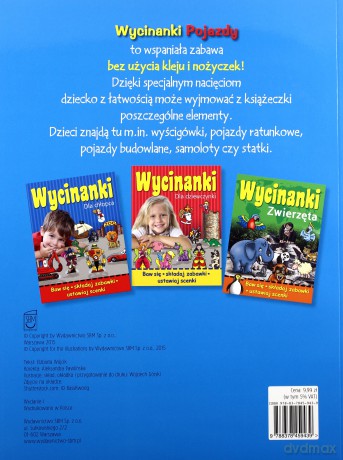 Wycinanki. Pojazdy - Wójcik Elżbieta [KSIĄŻKA]