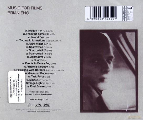 Brian Eno: Music For Films [CD]