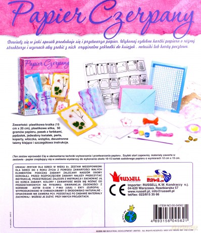 4M Recykling, Papier Czerpany [ZABAWKA]