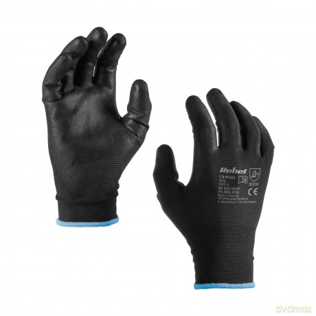 Rękawice robocze poliuretanowe CS-P002 r.9 L (12kpl.)