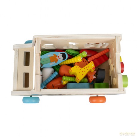 Sorter - autko drewniane Kruzzel 26250