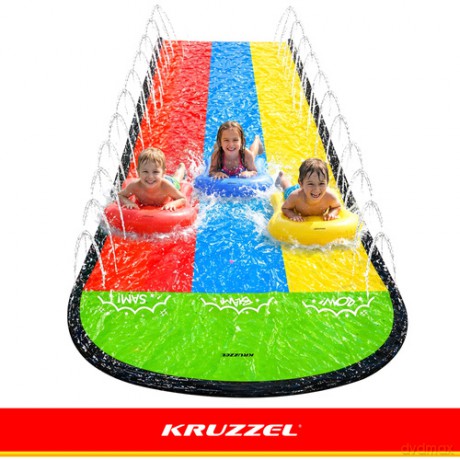 Ślizg wodny z fontanną Kruzze