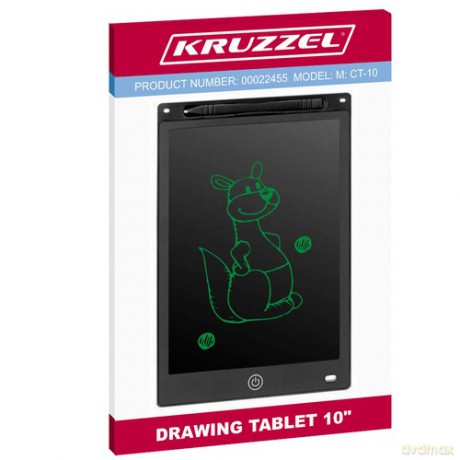 Tablet do rysowania 10 czarny XL KRUZZEL 22455