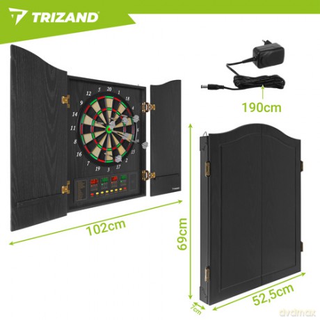 Tarcza elektroniczna do gry w dart Trizand 27046