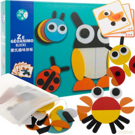 Układanka drewniana- puzzle Kruzzel 22426