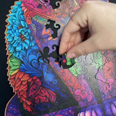 Układanka drewniana- puzzle Kruzzel 22878