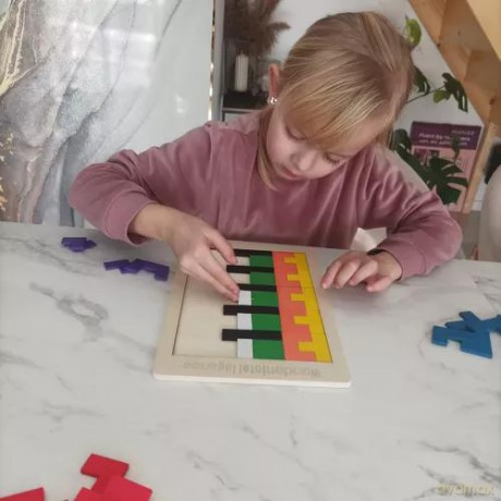 Układanka drewniana- puzzle/ Kruzzel 22667