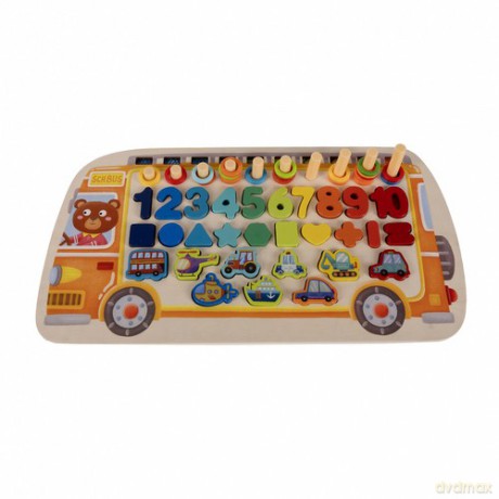Układanka drewniana- sorter 6w1 Kruzzel 22636