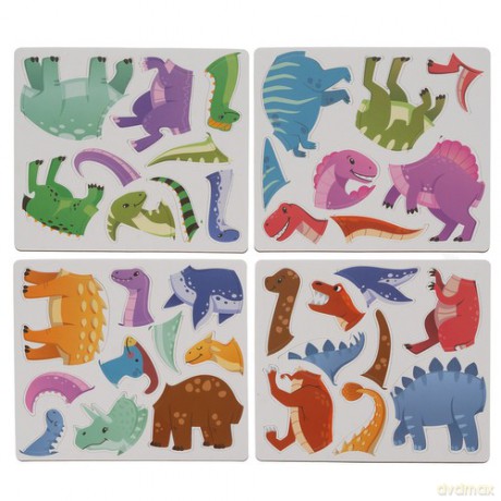 Układanka magnetyczna- dinozaury 24730