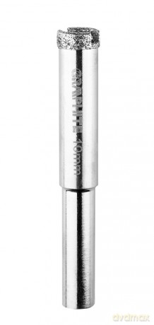 Wiertła diamentowe 5 - 12 mm z prowadnicą, zestaw 6 szt.