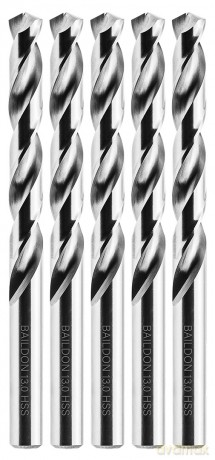 Wiertła do metalu Baildon BASIC DIN 338 RN NWKa 13 mm, HSS (S), 151-101 mm, wielokrotność 5